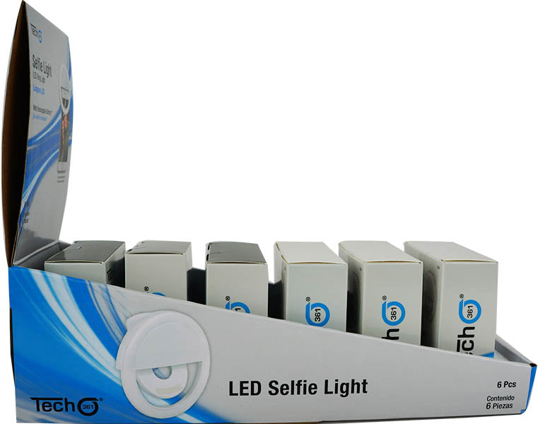 Mini Selfie Ring-Light Display - 6 Pack