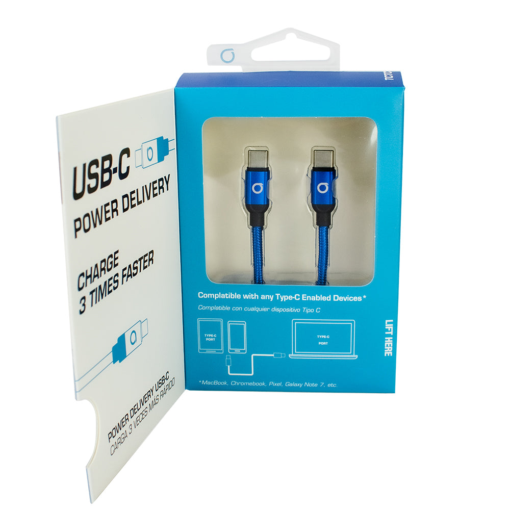 Type-C to Type-C Sync/Charge Braided Cord