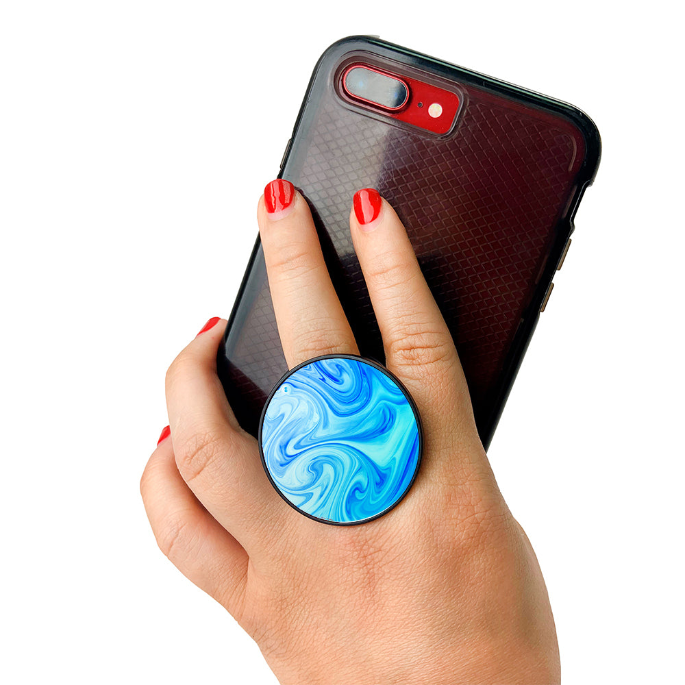NuGrip™ 3-in-1 Phone Holder - Blue Swirl