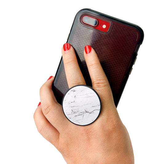 NuGrip™ 3-in-1 Phone Holder - White Marble