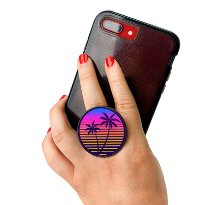 NuGrip™ 3-in-1 Phone Holder - Retro Palm trees