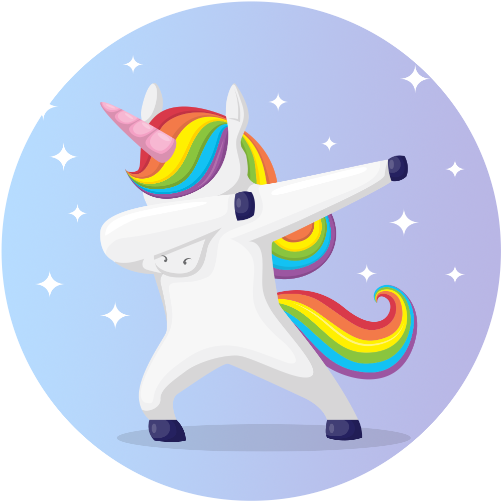 NuGrip™ 3-in-1 Phone Holder - Dab Unicorn