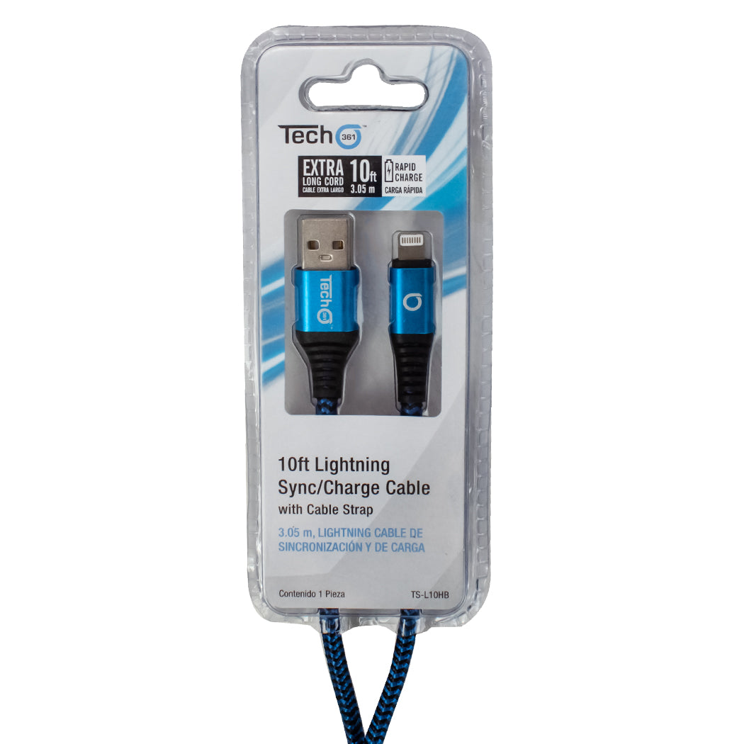 Cable de carga/sincronización Lightning® de 10 pies