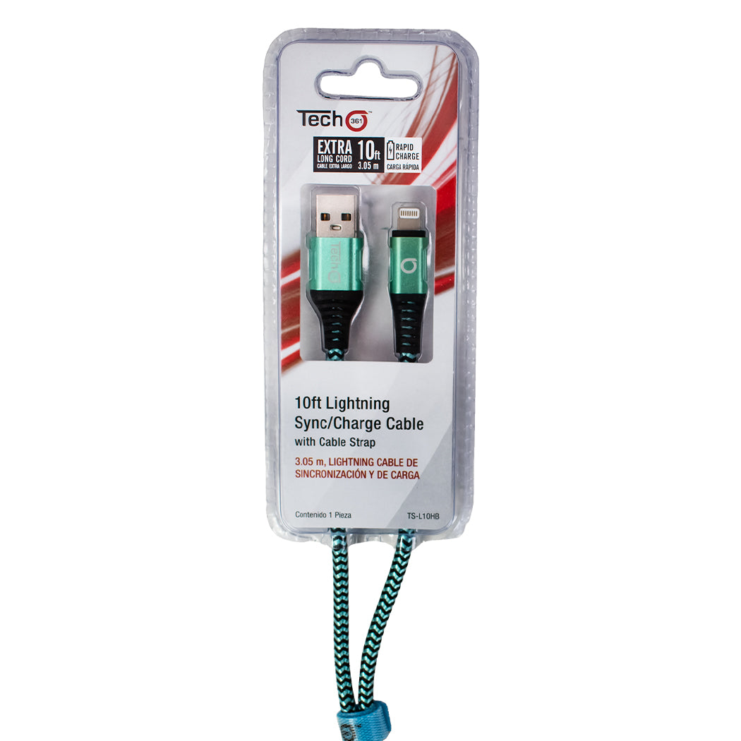 Cable de carga/sincronización Lightning® de 10 pies