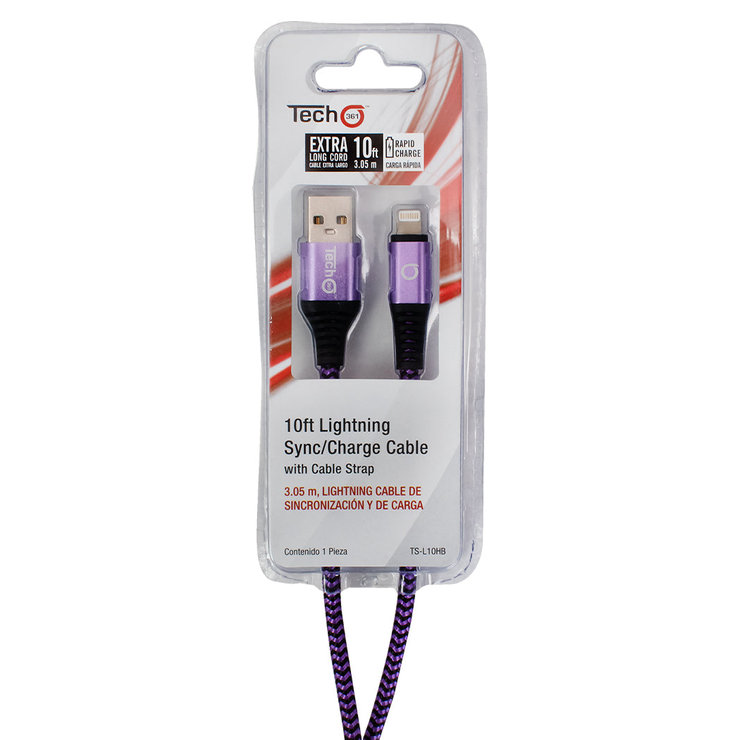 Cable de carga/sincronización Lightning® de 10 pies