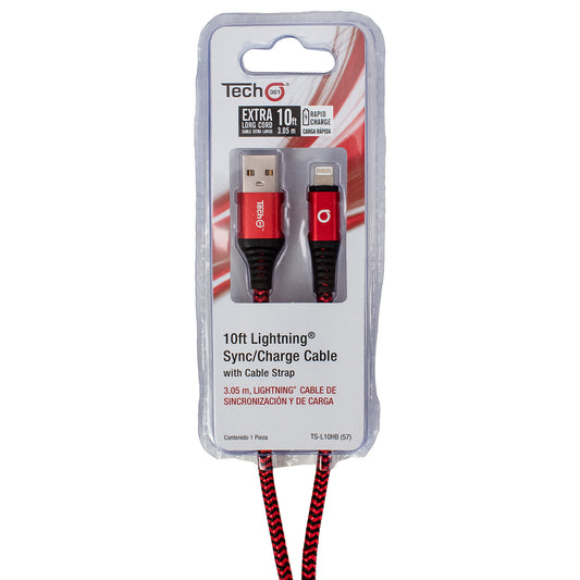 10ft Lightning® Sync/Charge Cable
